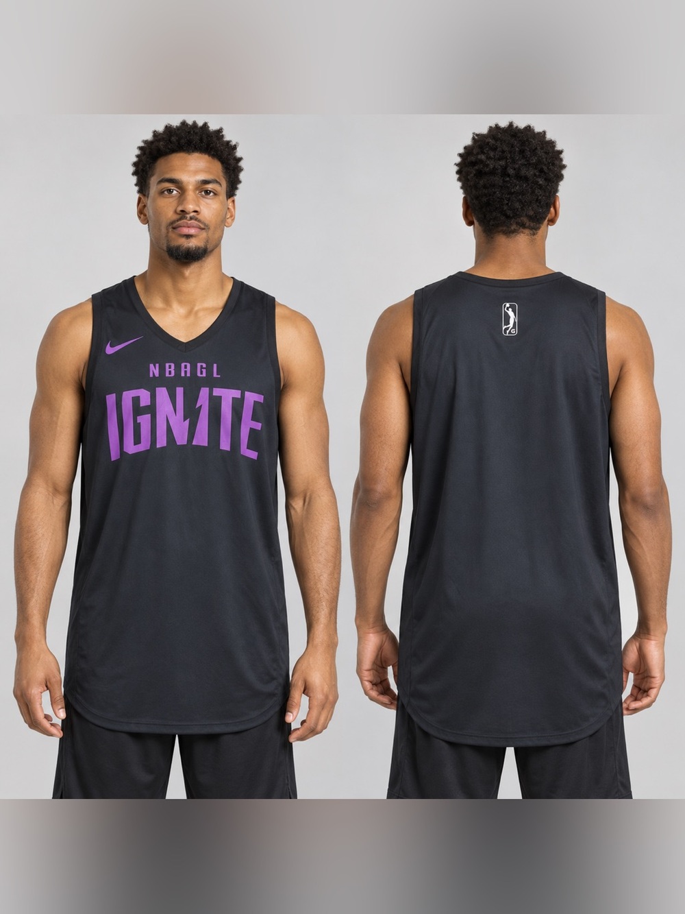 Nike NBA G League Ignite Reversible Basketball Jersey L Tall